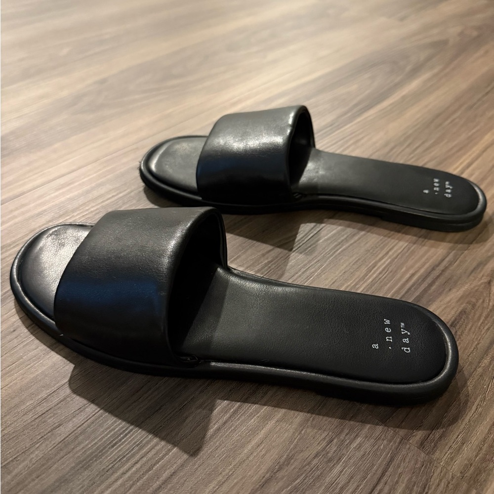 a new day Black Slide Sandals - Picture 5 of 5